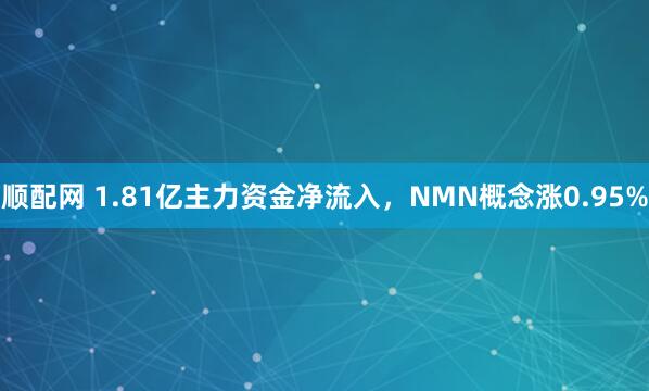 顺配网 1.81亿主力资金净流入，NMN概念涨0.95%